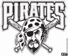 Logo de Pittsburgh Pirates, équipe professionnelle de baseball basée à Pittsburgh, en Pennsylvanie. Ligue Nationale Division Centrale