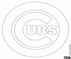 Logo Chicago Cubs, équipe de baseball de Chicago, Illinois. Division Centrale de la Ligue nationale