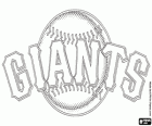 Logo San Francisco Giants, équipe de baseball de la Ligue nationale Division Ouest, San Francisco, Californie
