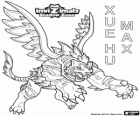 Xue Hu Max. Invizimals Shadow Zone. Le tigre blanc du ciel est le quatrième garde de la Tombe de l'Empereur Dragon et le plus puissant