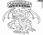 Skylander Spyro, le dragon est un adversaire redoutable qui peut voler et tirer le feu de la bouche. Skylanders Magie