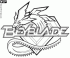 Logo de Beyblade avec le dragon