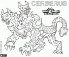 Cerberus, dernière évolution. Invizimals The Lost Tribes. Redoutable et terrible chien à trois têtes