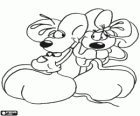 Diddl et Diddlina, le couple de souris amoureux