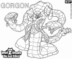 Gorgon. Invizimals The Lost Tribes. Légendaire monstre, puissant serpent avec trois têtes