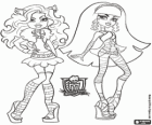 Clawdeen et Cleo sont amies et rivaux à Monster High