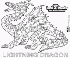 Lightning Dragon. Invizimals The Lost Tribes. Cette invizimal dragon domine le pouvoir des éclairs et le tonnerre