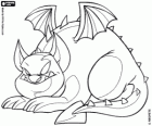 Skeith, le dragon ailé de Neopets