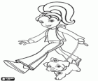 Polly Pocket à marcher avec son petit chien