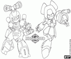 Metabee et Brass, Medabots appartenant à Ikki et Erika