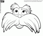 Le Lorax. Le visage du personnage créé par l'écrivain DR.SEUSS