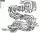 Kukulkan, le serpent à plumes. Le Dieu maya du ciel