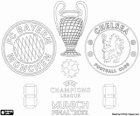 Bayern Munich vs Chelsea FC. Finale UEFA Champions League 2011-2012. Allianz Arena, Munich, Allemagne