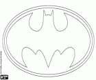 Le célèbre logo de Batman, la chauve-souris
