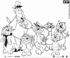 Les protagonistes du film Le Pacha - Top Cat