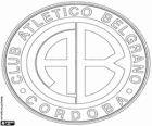 Logo du Club Atlético Belgrano. Équipe de football et club sportif argentin de la ville de Córdoba