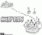 Oiseaux, œufs et cochons verts dans Angry Birds