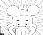 Puzzle de Pypus avec des oreilles de Mickey Mouse
