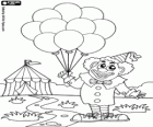 Clown avec des ballons