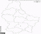 Carte de petit pays entouré par l'Allemagne, la France et la Belgique, le Grand-Duché de Luxembourg