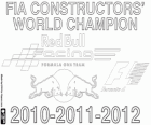 Red Bull Racing Triple Champion du monde de Constructeurs FIA 2010, 2011 et 2012
