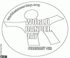 Logo de la Journée Mondiale contre le Cancer, le 4 février