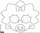 Masque de Maggie Simpson