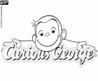 Logo original de Curious George en anglais, Georges le petit curieux 