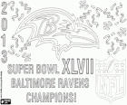 Ravens de Baltimore Champions Super Bowl 2013