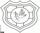 Logo de l'équipe nationale de rugby de Tonga, Ikale Tahi. Emblème, la colombe blanche