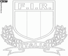 Logo de l'équipe nationale de rugby à XV italien, les azzurri