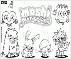 Puzzle avec les monstres de Moshi Monsters