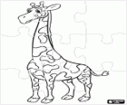 Puzzle d'une girafe