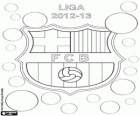 Barca, FC Barcelone, champion de la ligue espagnole de football 2012-2013