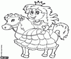 Princesse à cheval