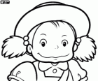 Mei Kusakabe, la petite fille de Mon voisin Totoro