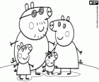 La famille de Peppa Pig