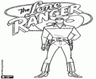 Lone Ranger, Le Justicier masqué, le personnage classique avec le logo
