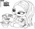 Vénus McFlytrap, la fille d'un monstre plante. Monster High Baby