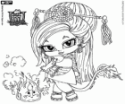 Jinafire Long, la fille d'un dragon chinois, Monster High Baby