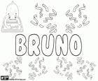 Bruno, nom d'origine germanique. Signifie Bouclier. Bruno, nom masculin en allemand, français, polonais, espagnol, italien, portugais et croate