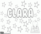 Clara, nom d'origine latine qui signifie clair et lumineuse