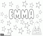 Emma, nom d'origine germanique. Sa signification est entier, universel