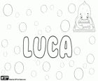 Luca, nom d'origine grecque. Sa signification est lumière. Luca, nom en italien, allemand et roumain