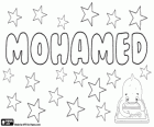 Mohamed, un nom d'origine arabe. Sa signification est louée