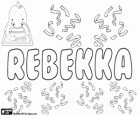 Rebekka, nom d'origine hébraïque. Il correspond à un caractère biblique, Rivqa