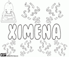 Ximena, nom espagnol d'origine hébraïque. Une autre variante de Jimena et gouriou