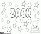 Zack, variante et  forme abrégée des noms comme Isaac, Zacharie