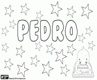 Pedro, nom d'origine latine. Dérivé de Petrus, sa signification est Pierre. Pedro, nom portugais et espagnol