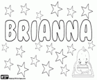 Brianna, nom d'origine celtique. La forme féminine de Brian qui signifie la forte